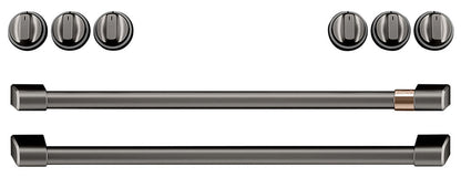 Café Ensemble de poignées et de boutons noir brossé pour cuisinière électrique - CXFCEHKPMBT|CXFCEHBT