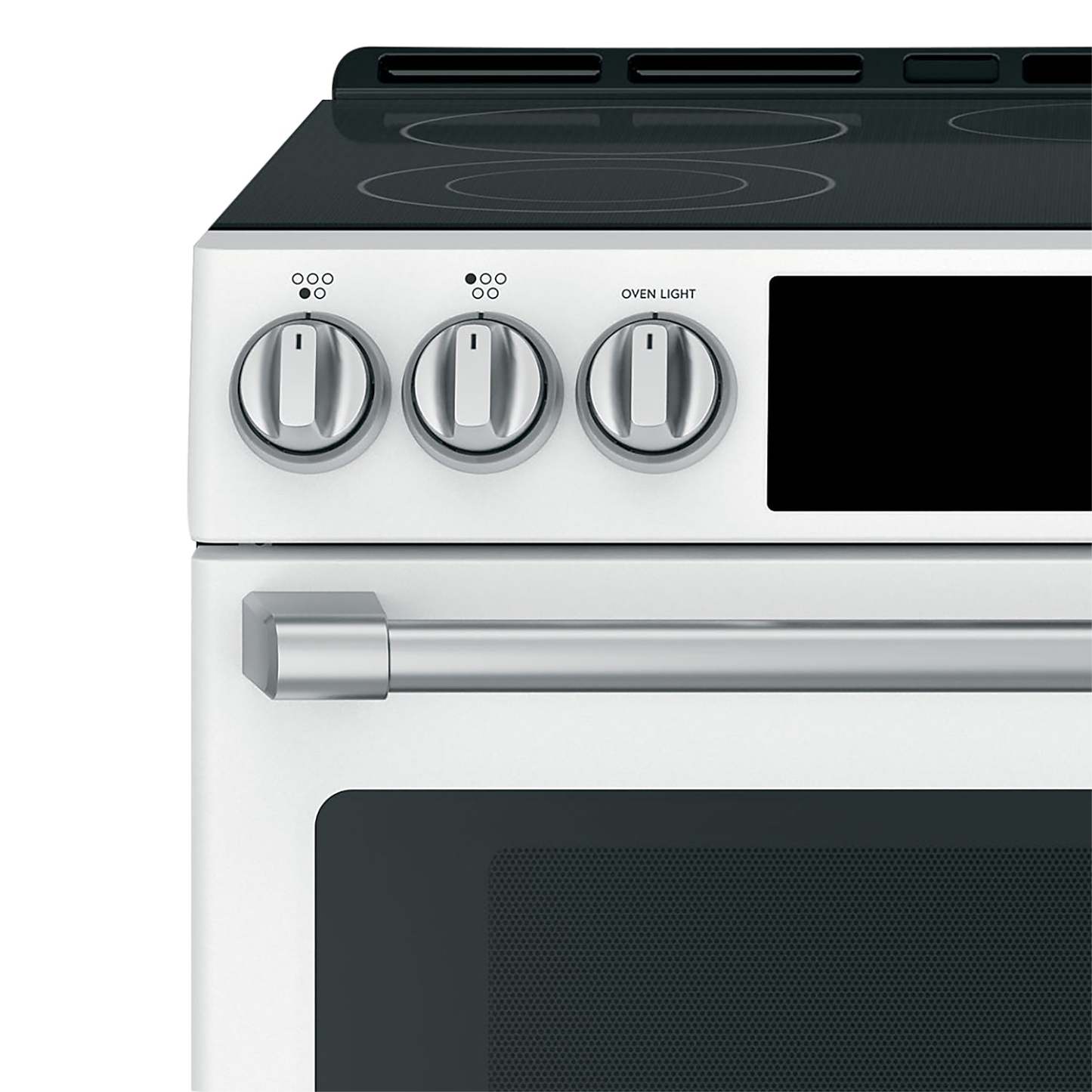 Café Ensemble poignées et boutons en acier inoxydable brossé pour cuisinière électrique - CXFCEHKPMSS|CXFCEHSS