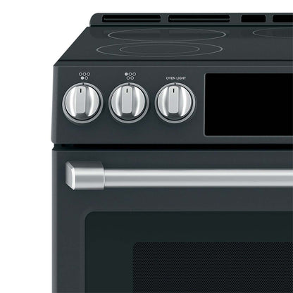 Café Ensemble poignées et boutons en acier inoxydable brossé pour cuisinière électrique - CXFCEHKPMSS|CXFCEHSS