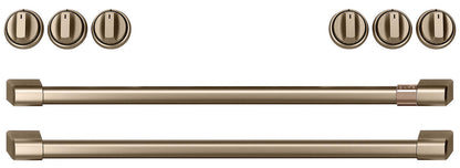 Café Ensemble de poignées et de boutons en bronze brossé pour cuisinière à gaz - CXFCGHKPMBZ|CXFCGHBZ