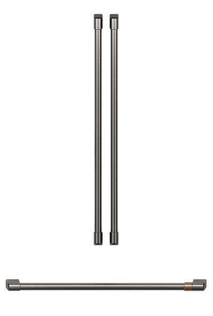 Café French-Door Refrigerator Brushed Black Handles - CXLB3H3PMBT|Poignées noir brossé pour réfrigérateur à portes françaises Café - CXLB3H3PMBT|CXLB3HBT