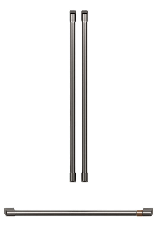 Café French-Door Refrigerator Brushed Black Handles - CXLB3H3PMBT|Poignées noir brossé pour réfrigérateur à portes françaises Café - CXLB3H3PMBT|CXLB3HBT