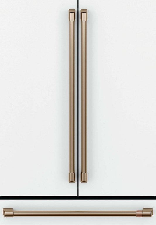 Poignées en bronze brossé pour réfrigérateur à portes françaises Café - CXLB3H3PMBZ|Poignées bronze brossé pour réfrigérateur à portes françaises Café - CXLB3H3PMBZ|CXLB3HBZ