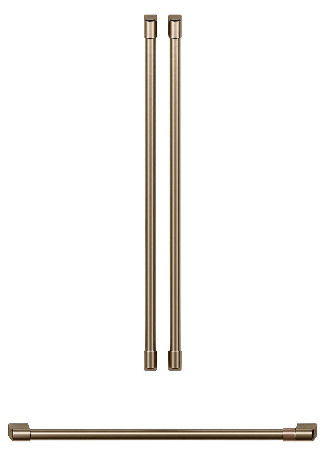 Poignées en bronze brossé pour réfrigérateur à portes françaises Café - CXLB3H3PMBZ|Poignées bronze brossé pour réfrigérateur à portes françaises Café - CXLB3H3PMBZ|CXLB3HBZ