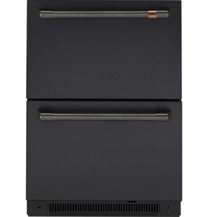 Ensemble de poignées pour réfrigérateur Café à deux tiroirs, noir brossé - CXMA3H3PNBT | Ensemble de poignées noir brossé pour réfrigérateur Café à deux tiroirs - CXMA3H3PNBT | CXQD2H2B