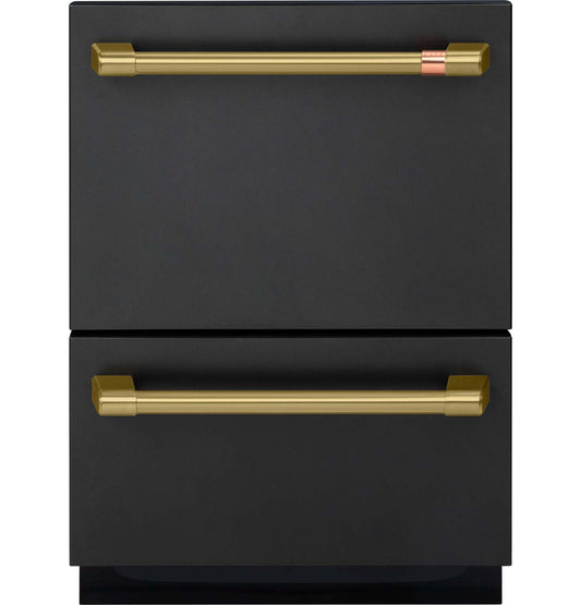 Ensemble de poignée de lave-vaisselle à double tiroir en laiton brossé Café - CXQD2H2PNCG|Trousse de poignées Café en laiton brossé pour lave-vaisselle à 2 tiroirs - CXQD2H2PNCG