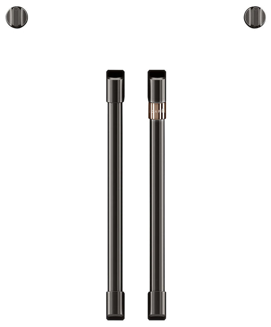 Café French-Door Wall Oven Brushed Black Knobs and Handles - CXWSFHKPMBT|Poignées et boutons noir brossé pour quatre murales à portes françaises Café - CXWSFHKPMBT|CXWSFHBT