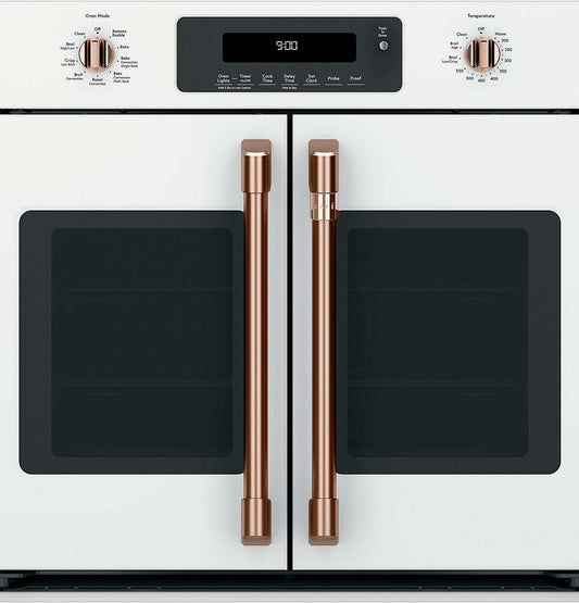 Café French-Door Wall Oven Brushed Copper Knobs and Handles - CXWSFHKPMCU|Poignées et boutons cuivre brossé pour quatre murales à portes françaises Café - CXWSFHKPMCU|CXWSFHCU