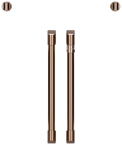 Café French-Door Wall Oven Brushed Copper Knobs and Handles - CXWSFHKPMCU|Poignées et boutons cuivre brossé pour quatre murales à portes françaises Café - CXWSFHKPMCU|CXWSFHCU