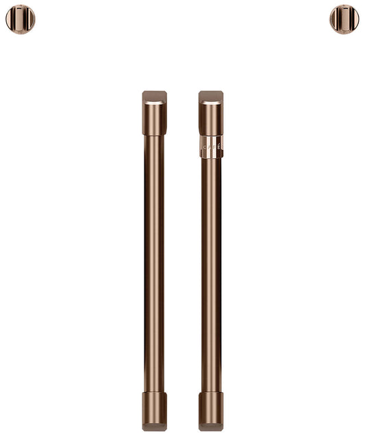 Café French-Door Wall Oven Brushed Copper Knobs and Handles - CXWSFHKPMCU|Poignées et boutons cuivre brossé pour quatre murales à portes françaises Café - CXWSFHKPMCU|CXWSFHCU