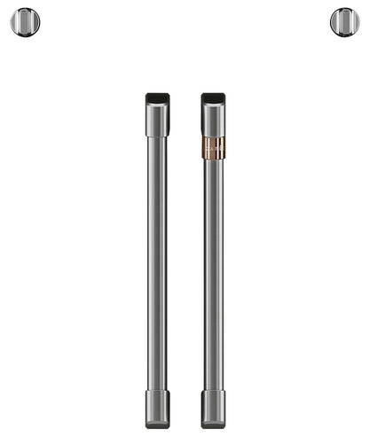 Café French-Door Wall Oven Brushed Stainless Steel Knobs and Handles - CXWSFHKPMSS|Poignées et boutons acier inoxydable brossé pour quatre murales à portes françaises Café - CXWSFHKPMSS|CXWSFHSS