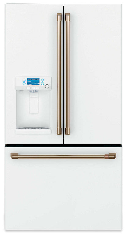 Réfrigérateur Café de 36 po et de 22,2 pi³ à portes françaises - blanc mat - CYE22TP4MW2 | Café 36 22,2 Cu. Fort. Réfrigérateur à portes françaises - Blanc mat - CYE22TP4MW2