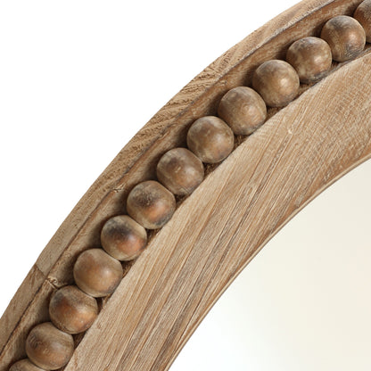 Miroir mural ovale Cameo encadré en bois, 81 cm (32 po), miroir de salle de bain - 81 cm (31,89 po) H x 61 cm (24 po) L x 3,2 cm (1,26 po) P