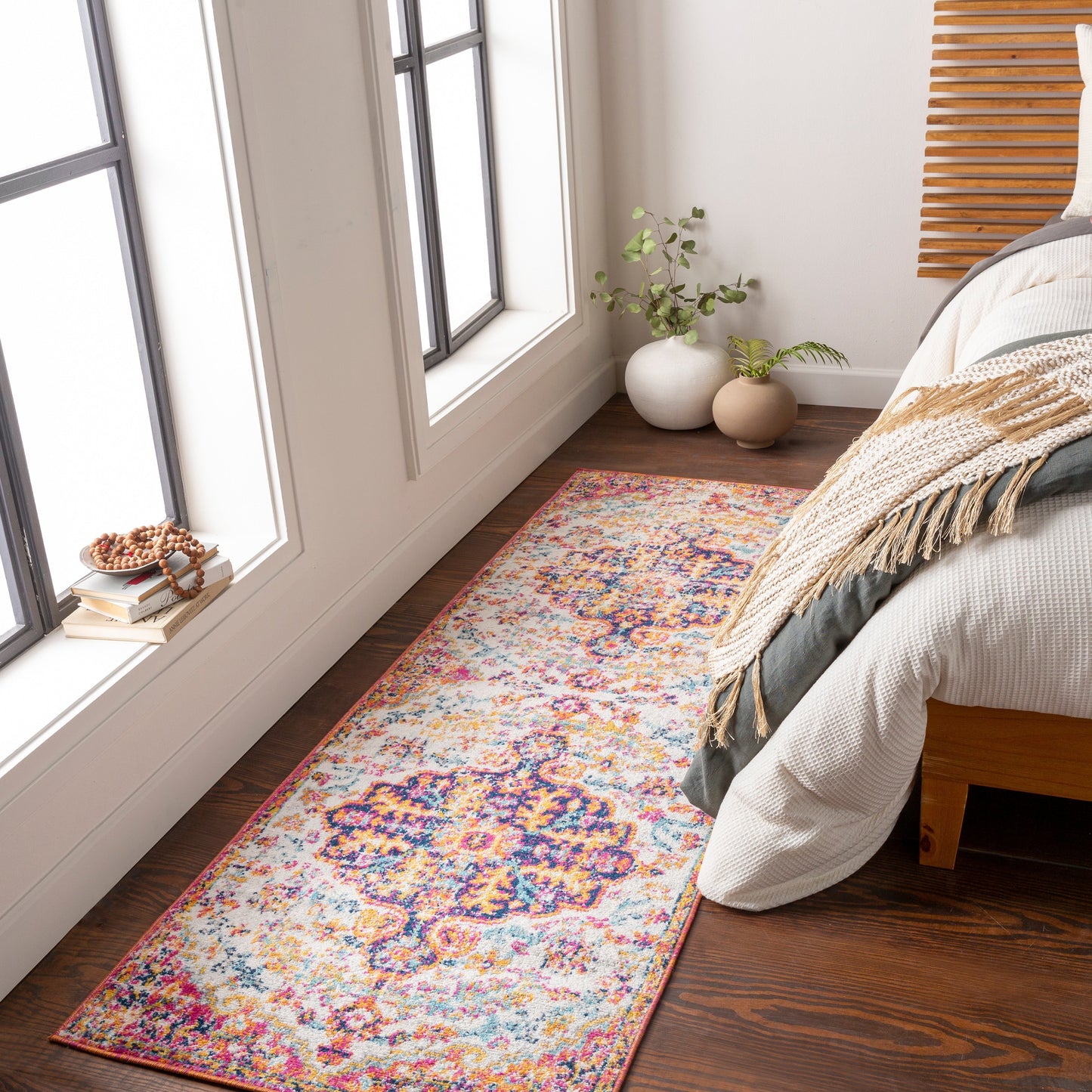 Tapis de sol vintage bohème Caressa de Livabliss