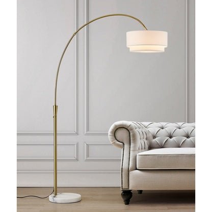 Lampadaire arqué Carson Carrington Flam de 81 pouces