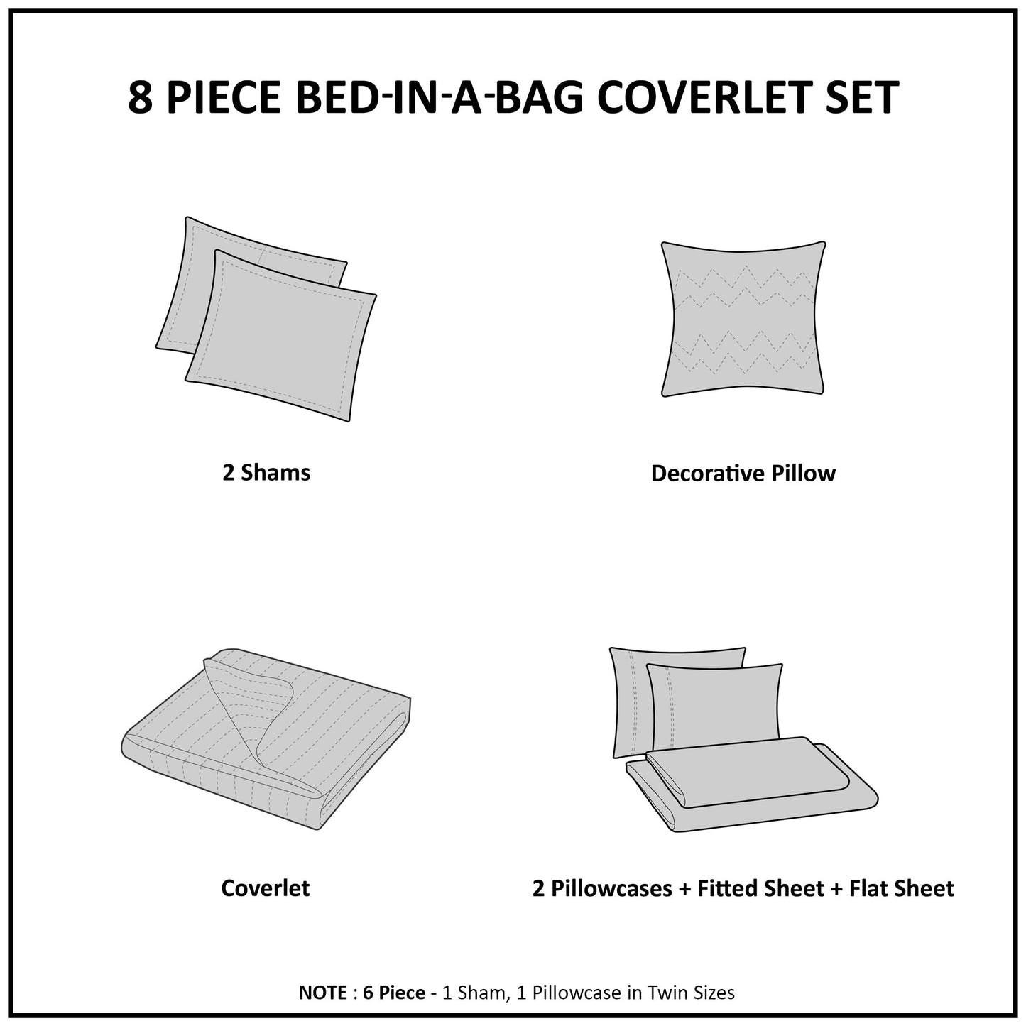 Ensemble de courtepointe Barrett de Madison Park Essentials avec draps en coton