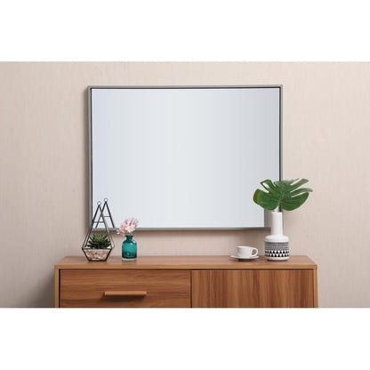 Miroir rectangulaire à cadre métallique Carson Carrington Salsnas