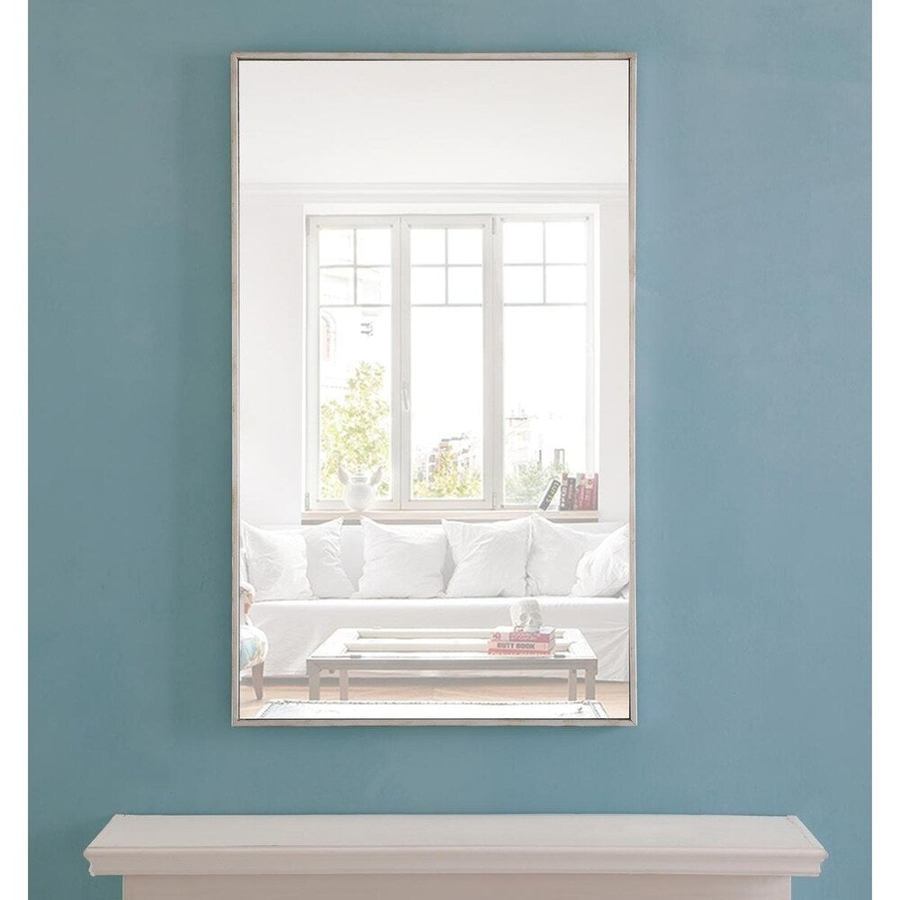 Miroir rectangulaire à cadre métallique Carson Carrington Salsnas