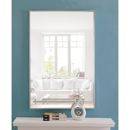 Miroir rectangulaire à cadre métallique Carson Carrington Salsnas