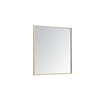Miroir rectangulaire à cadre métallique Carson Carrington Salsnas