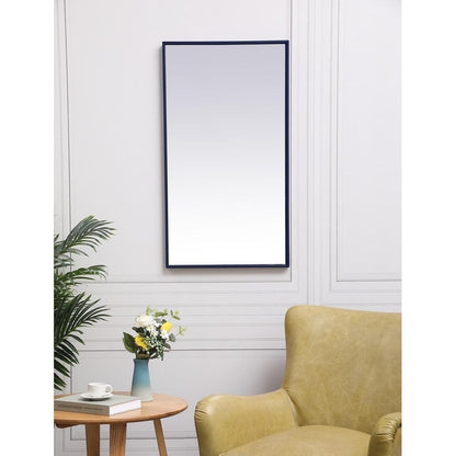 Miroir rectangulaire à cadre métallique Carson Carrington Salsnas