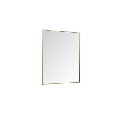 Miroir rectangulaire à cadre métallique Carson Carrington Salsnas