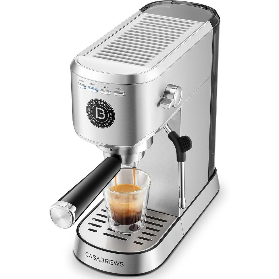 Machine à expresso professionnelle Casabrews 20 bars avec système de mousseur à lait