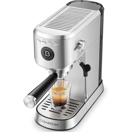 Machine à expresso professionnelle Casabrews 20 bars avec système de mousseur à lait