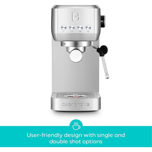 Machine à expresso professionnelle Casabrews 3700E 20 bars avec mousseur à lait - Non disponible