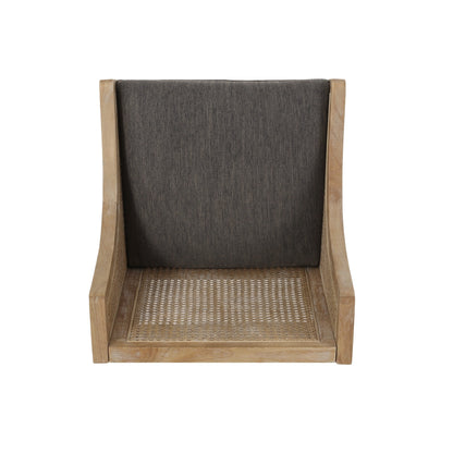 Tabourets de comptoir Christopher Knight Home Cataldo en tissu, bois et rotin, 65 cm (ensemble de 2)