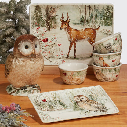 Service de table 16 pièces Winter's Walk certifié International, pour 4 personnes