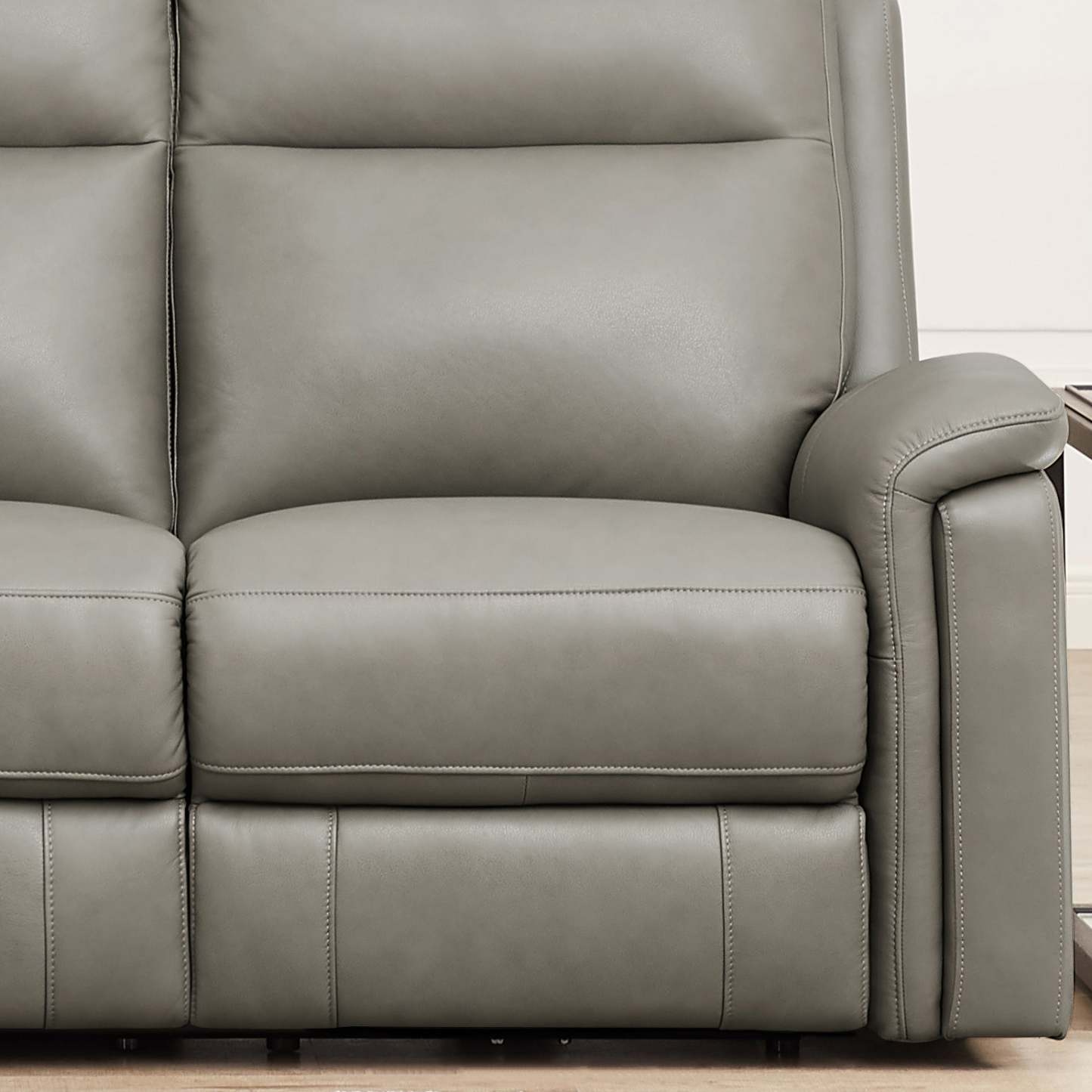 Hydeline Stanfield Power Reclining Loveseat - Grey|Cause à inclinaison électrique Stanfield de Hydeline - grise