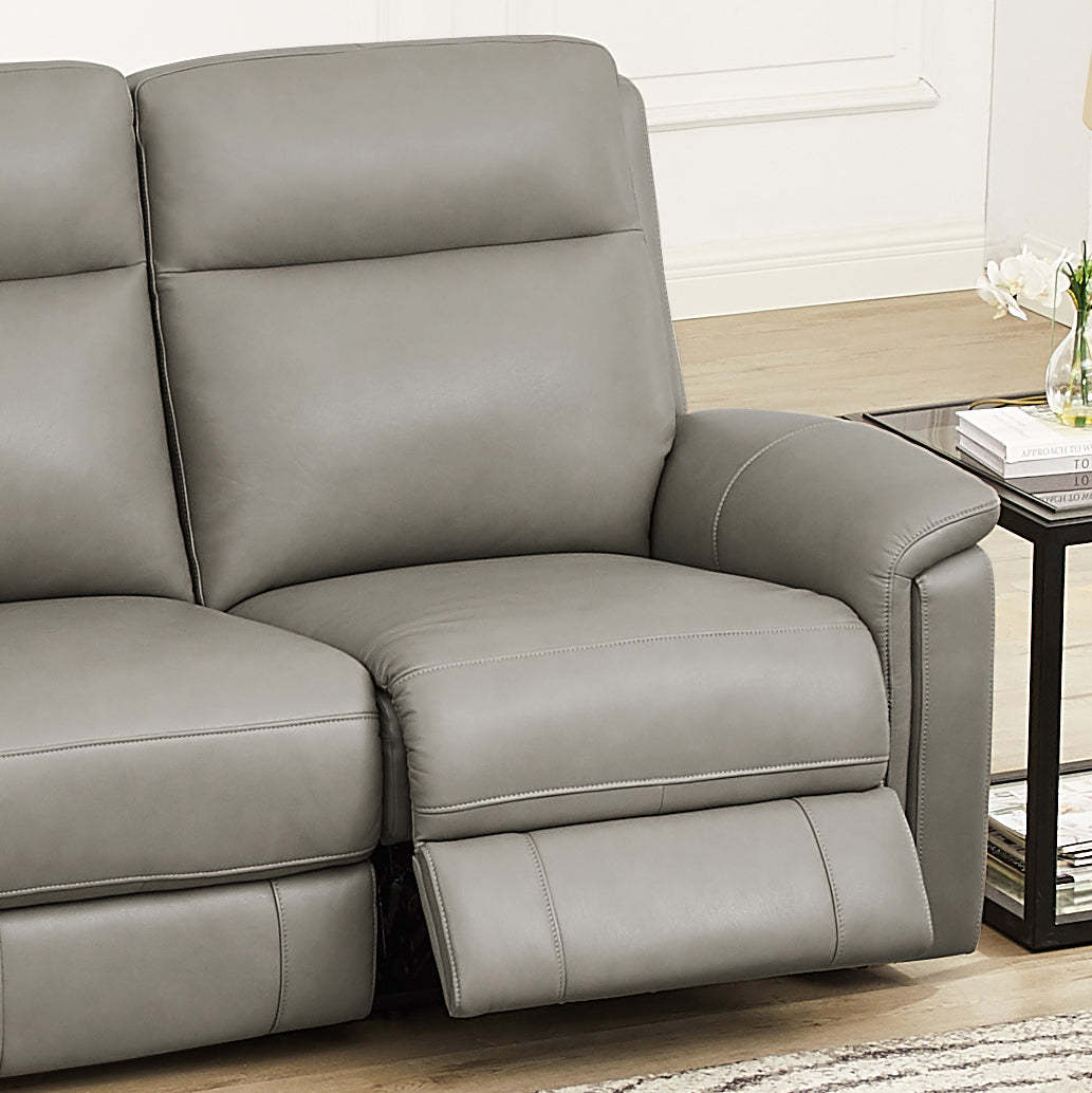 Hydeline Stanfield Power Reclining Loveseat - Grey|Cause à inclinaison électrique Stanfield de Hydeline - grise