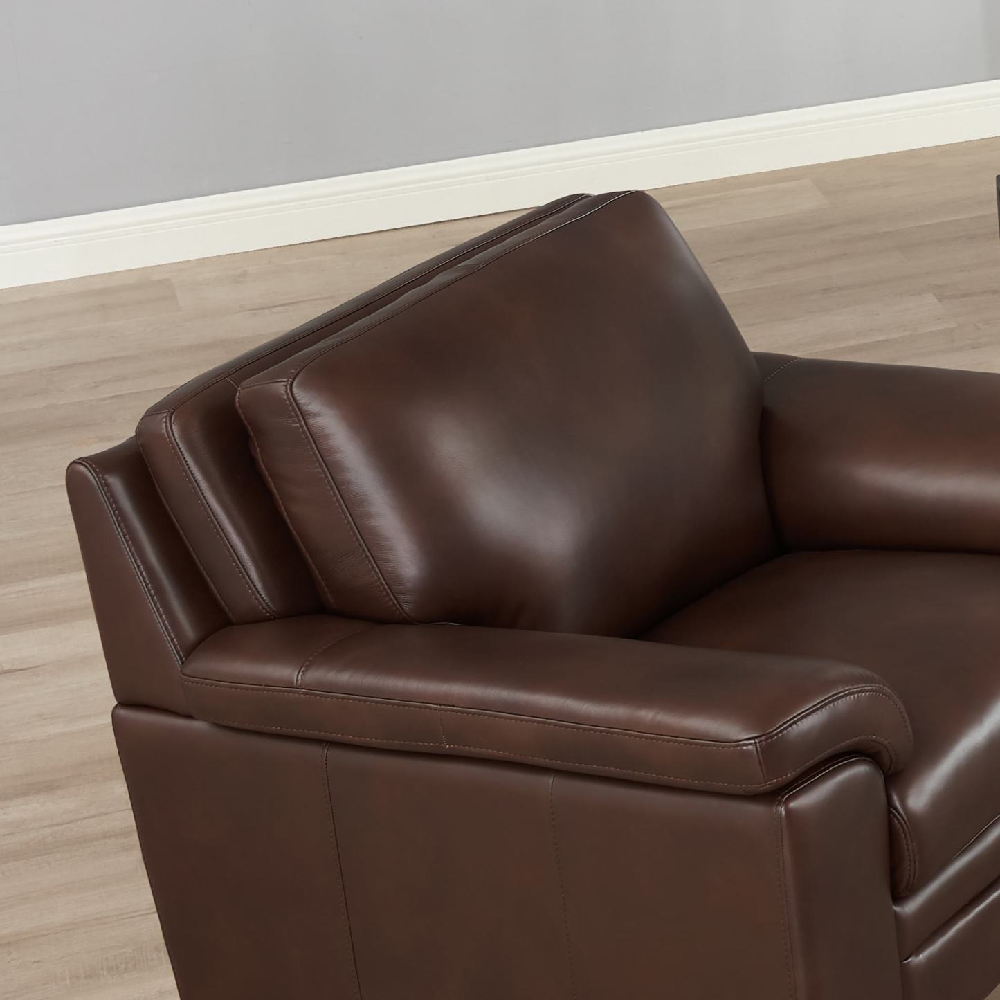 Fauteuil Magnum de Hydeline en cuir - brun