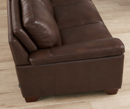 Hydeline Magnum Leather Loveseat - Brown|Cause Magnum de Hydeline en cuir - brune