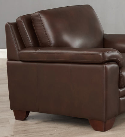 Fauteuil Magnum de Hydeline en cuir - brun
