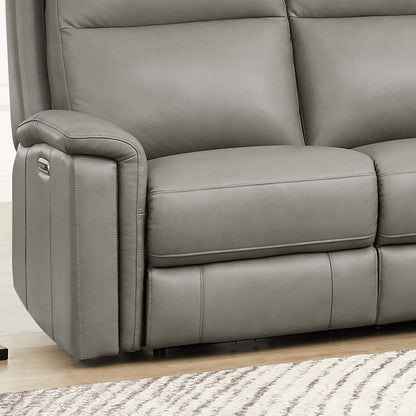 Hydeline Stanfield Power Reclining Loveseat - Grey|Cause à inclinaison électrique Stanfield de Hydeline - grise