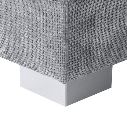 Canapé sectionnel Cloud, ensemble de canapés de luxe en forme de L avec 2 oreillers gratuits, mobilier d'intérieur 4 places en chenille avec méridienne surdimensionnée