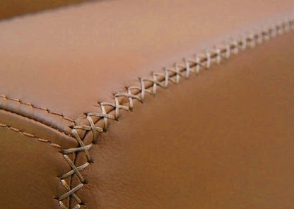 Sofa Oslo en cuir de Hydeline - muscade