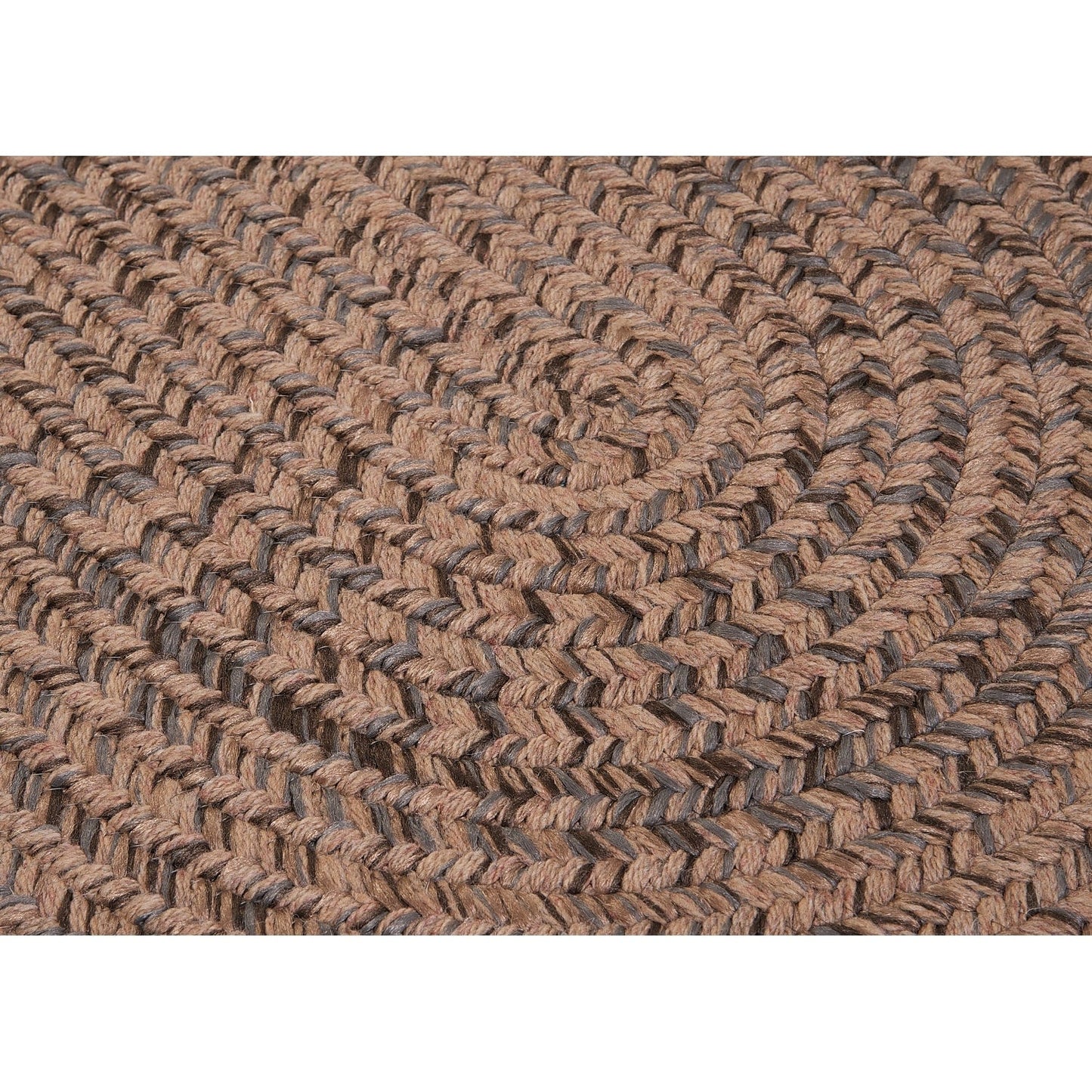 Tapis ovale réversible tressé Colonial Mills Hillsdale