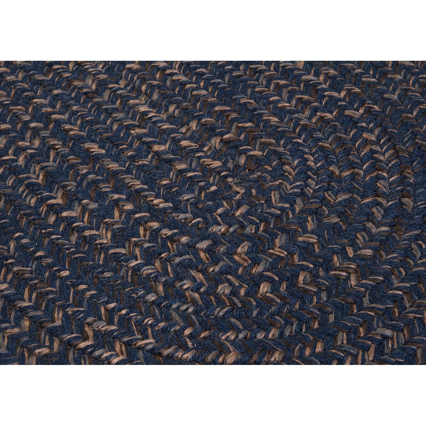 Tapis ovale réversible tressé Colonial Mills Hillsdale