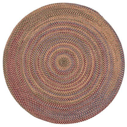 Tapis rond tressé rustique Worley de Colonial Mills