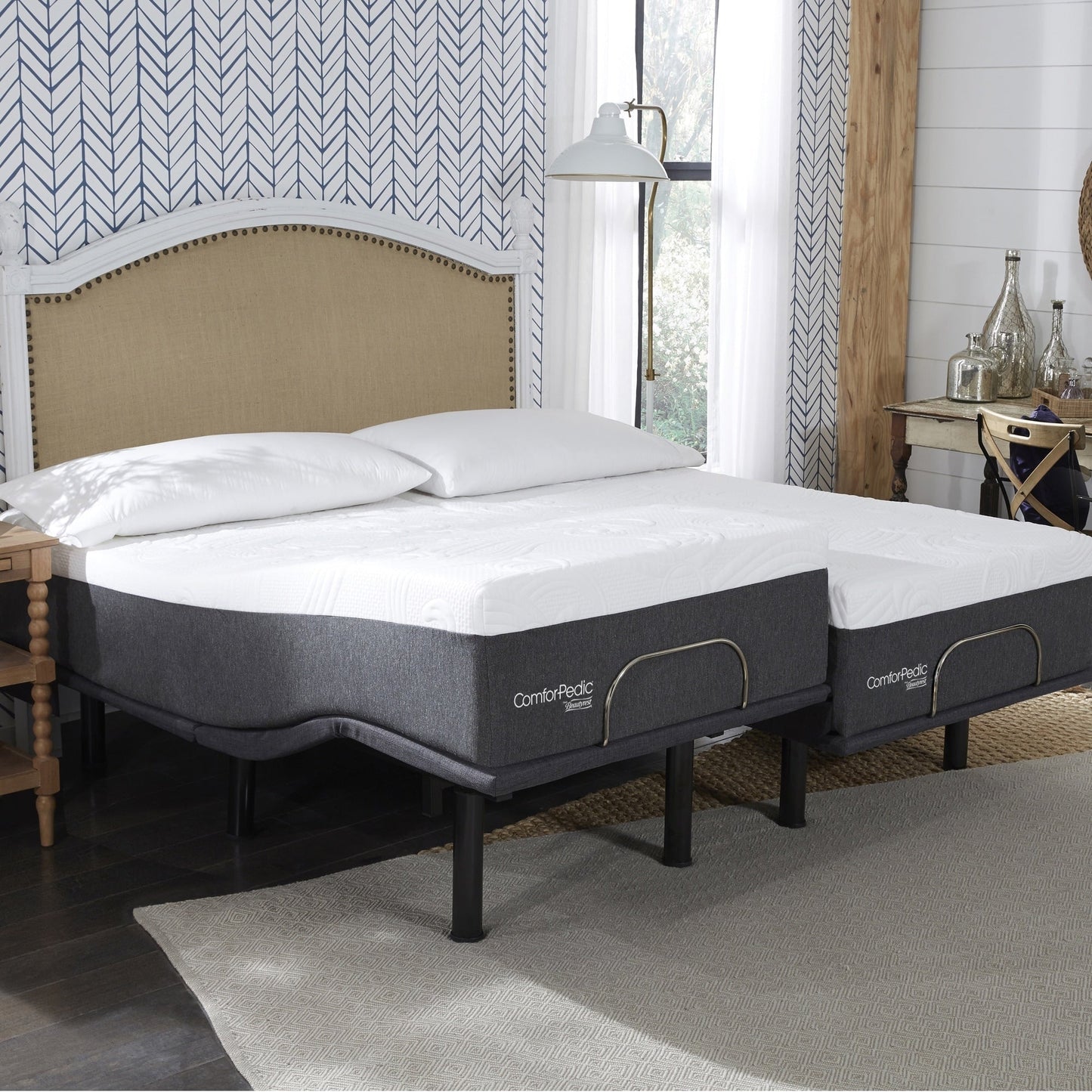 Ensemble matelas et lit ajustable ComforPedic de BeautyRest de 35,5 cm (14 pouces).