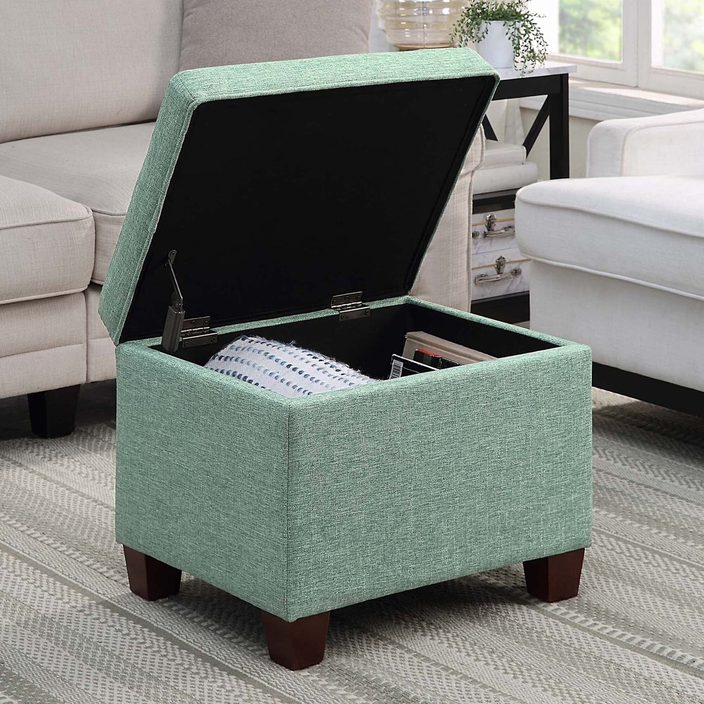 Pouf de rangement Madison de Convenience Concepts
