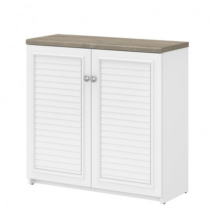 Armoire de rangement Fairview avec portes et étagères de Bush Furniture - 80,5 cm (L) x 32,4 cm (l) x 78 cm (H)
