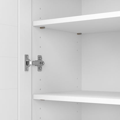 Armoire de rangement Fairview avec portes et étagères de Bush Furniture - 80,5 cm (L) x 32,4 cm (l) x 78 cm (H)