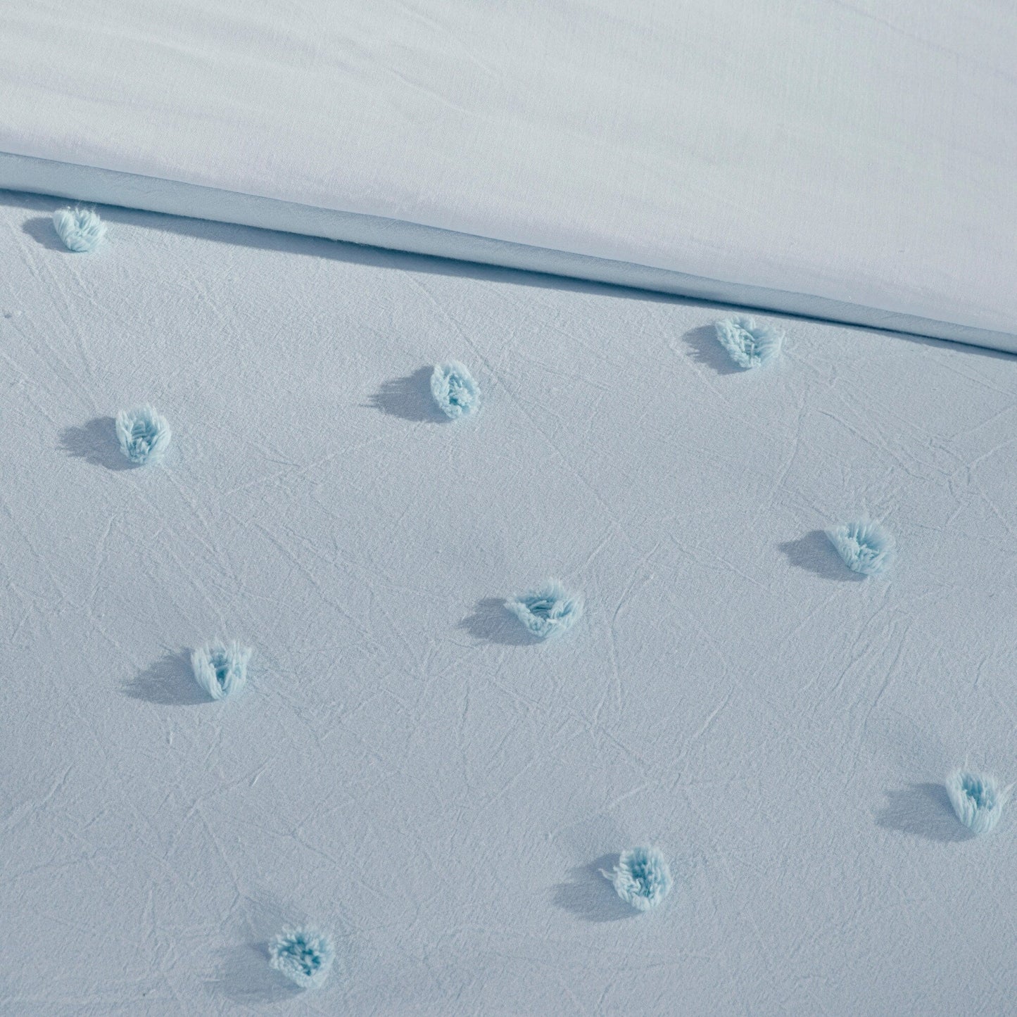 Parure de lit Intelligent Design en coton jacquard maïs avec taies d'oreiller carrées et coussins décoratifs