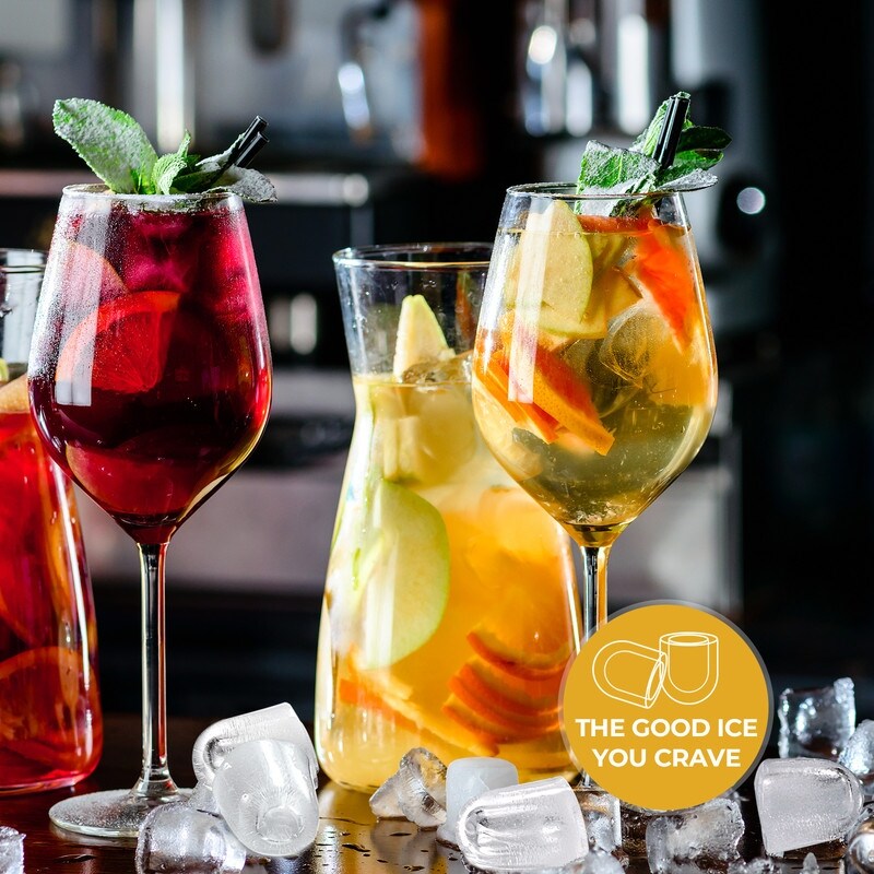 Machine à glaçons de comptoir avec pelle et panier à glaçons, 9 glaçons en 6 minutes, 12 kg/24 h, 2 tailles de glaçons en forme de balle, autonettoyante