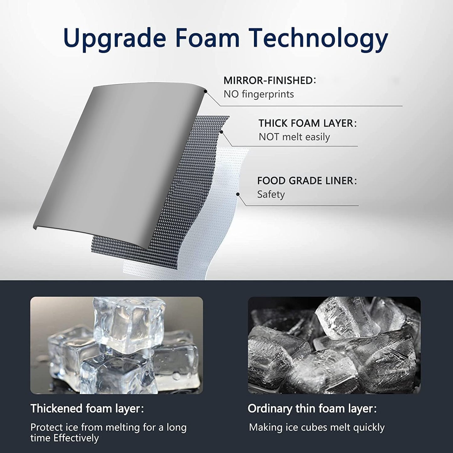 Machine à glaçons portable de comptoir avec fonction autonettoyante, 9 glaçons ronds en 6 minutes, fournie avec panier à glaçons et pelle à glace.