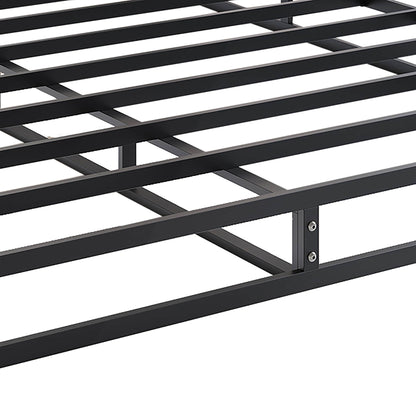 Sommier métallique CraftPorch de 12,7 cm (5 pouces) avec housse en lin gris chaud